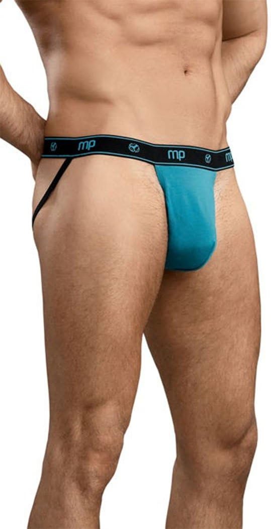 Comme Ci Comme Ca Bamboo Sport Jock, Teal, Small/Medium