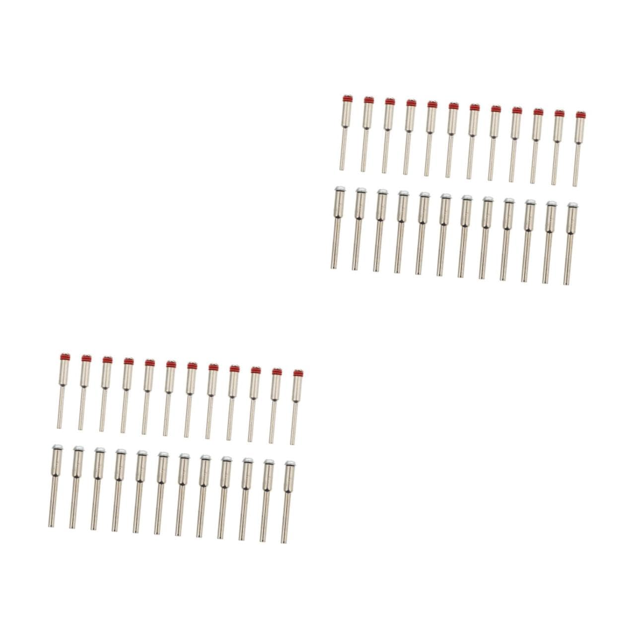 Balacoo 80 Pcs Strong Cut-Off Wheel Screw Mandrel Set for Mini Buffing Grinding Wheels