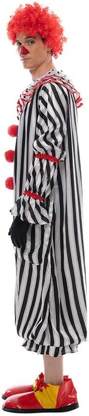 FantastCostumes Men's Clown Costume Halloween Carnival Party Horror Cosplay Jumpsuit - Image 4