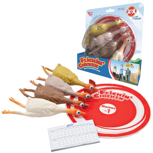Flickin' Chicken Outdoor Yard & Lawn Game for Families, Ages...
