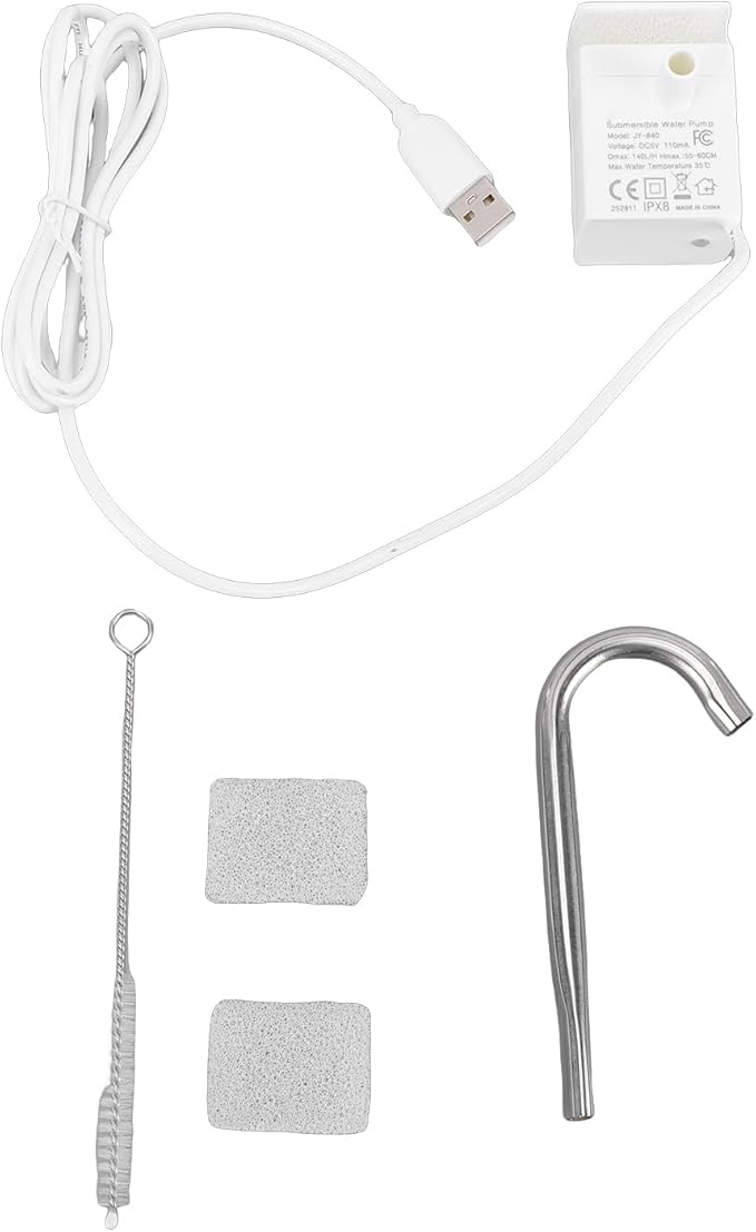 Fockety Fuente de Agua para Mascotas 3.2L Acero Inoxidable miniatura 9
