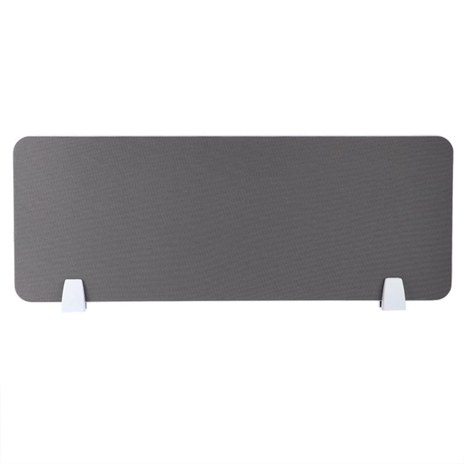 THKSGIV Acoustic Desk Partition Freestanding Soundproof Privacy Screen Office Workstation Divider Home Panel Student Workspaces (GrayA 80x30cm)