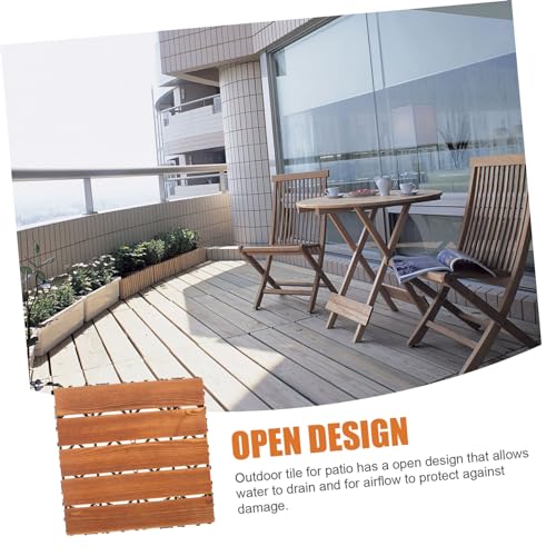 Dalles de terrasse emboîtables pour balcon et carrelage de sol extérieur clipsable - 4