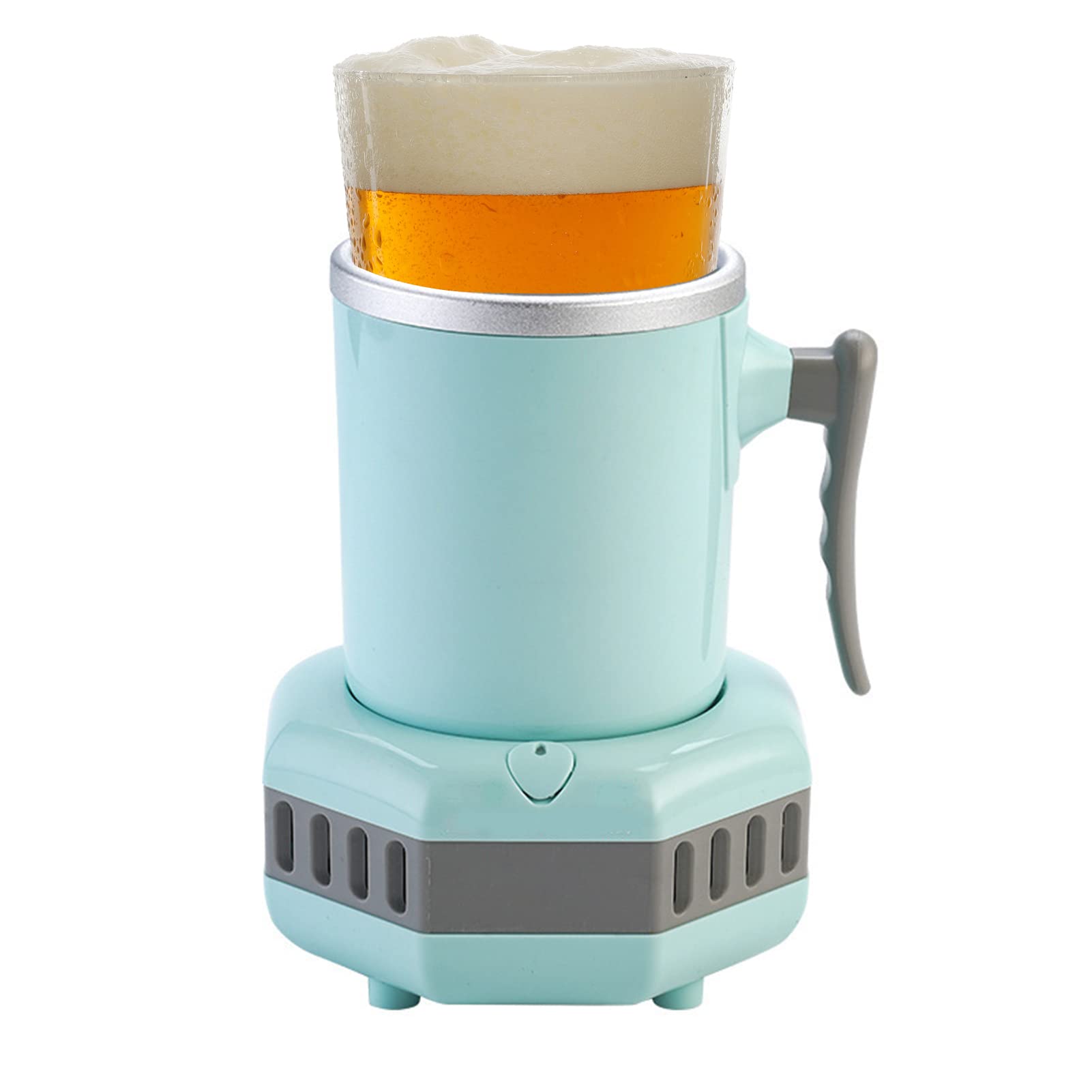 Mini refrigeratore Portatile per Bevande, refrigeratore elettronico per Bottiglie di Birra ghiacciata e Vino, refrigeratore per Bevande a Raffreddamento rapido da Tavolo per bottig