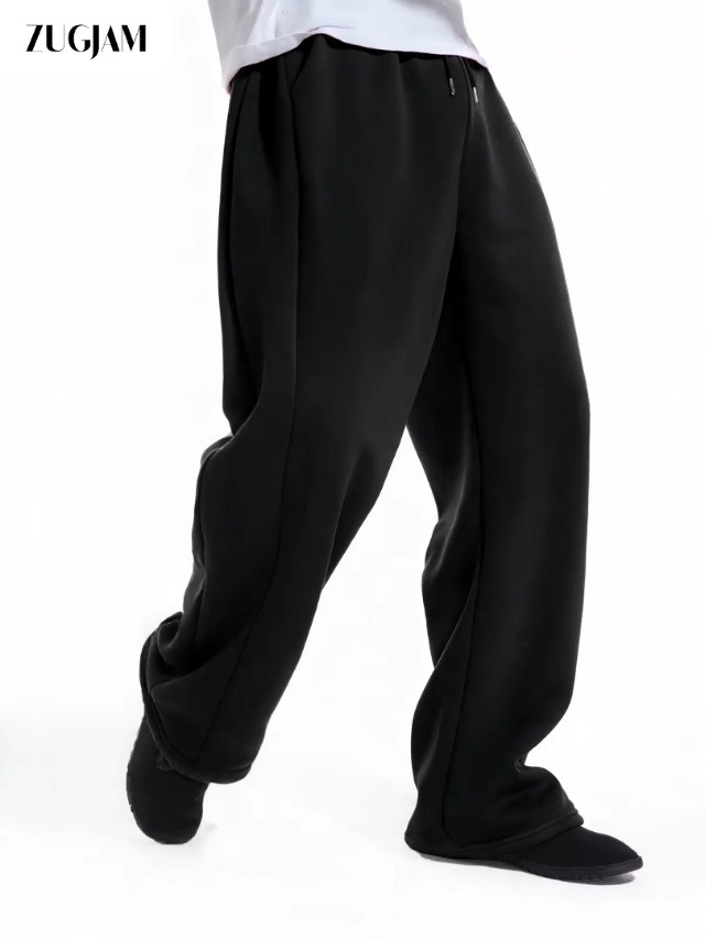 Amazon.com: ZUGJAM Men's Baggy Sweatpants Wide Leg Lounge Sweat