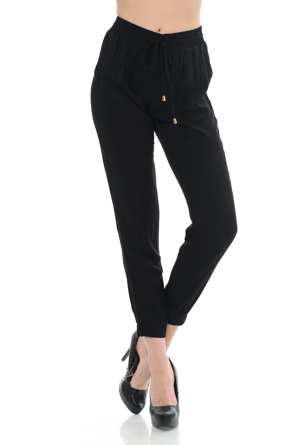 Womens Classic Soft and Comfy Drawstring Pants