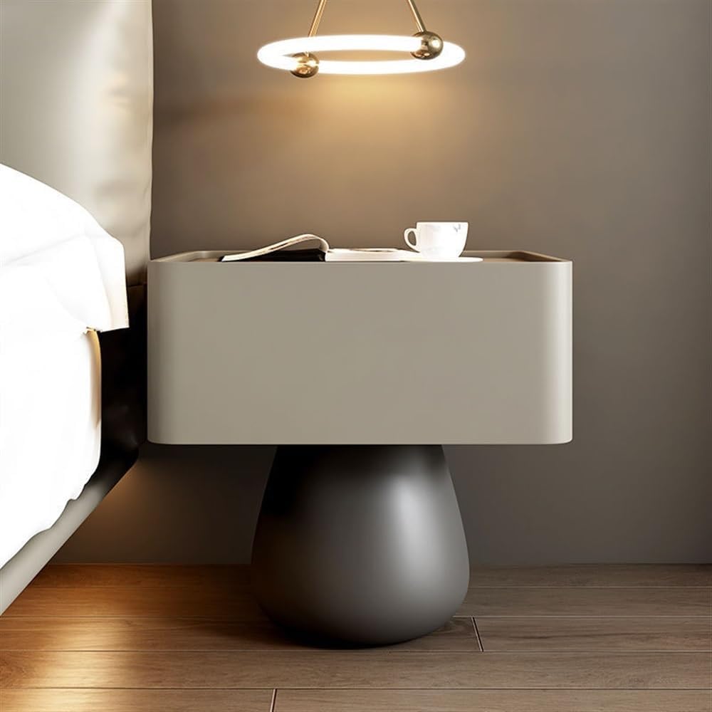 KfweOl Night Stand with Drawers, Modern End Side Tables