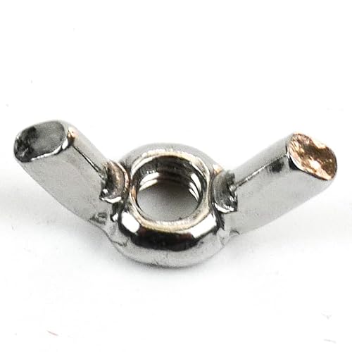 DAUMLINK® Tuerca mariposa de acero inoxidable A2 (V2A) | Tuerca de alas para apriete manual sin herramientas | Similar DIN 315 AF | Fijación rápida y reutilizable | 25 unidades – varias medidas (M3)