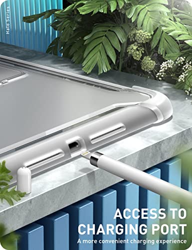 I-Blason Halo Case For Ipad 9Th/8Th/7Th Generation, Ipad 10.2 (2021/2020/2019 Release), Slim Clear Protective Cases With Built-In Kickstand & Inner Tpu Bumper (Clear) #TOP5