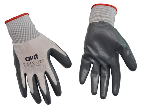 Preisvergleich Produktbild Avit AV13072 Arbeitshandschuhe, Nitrid beschichtet, Größe L, Mehrfarbig, L