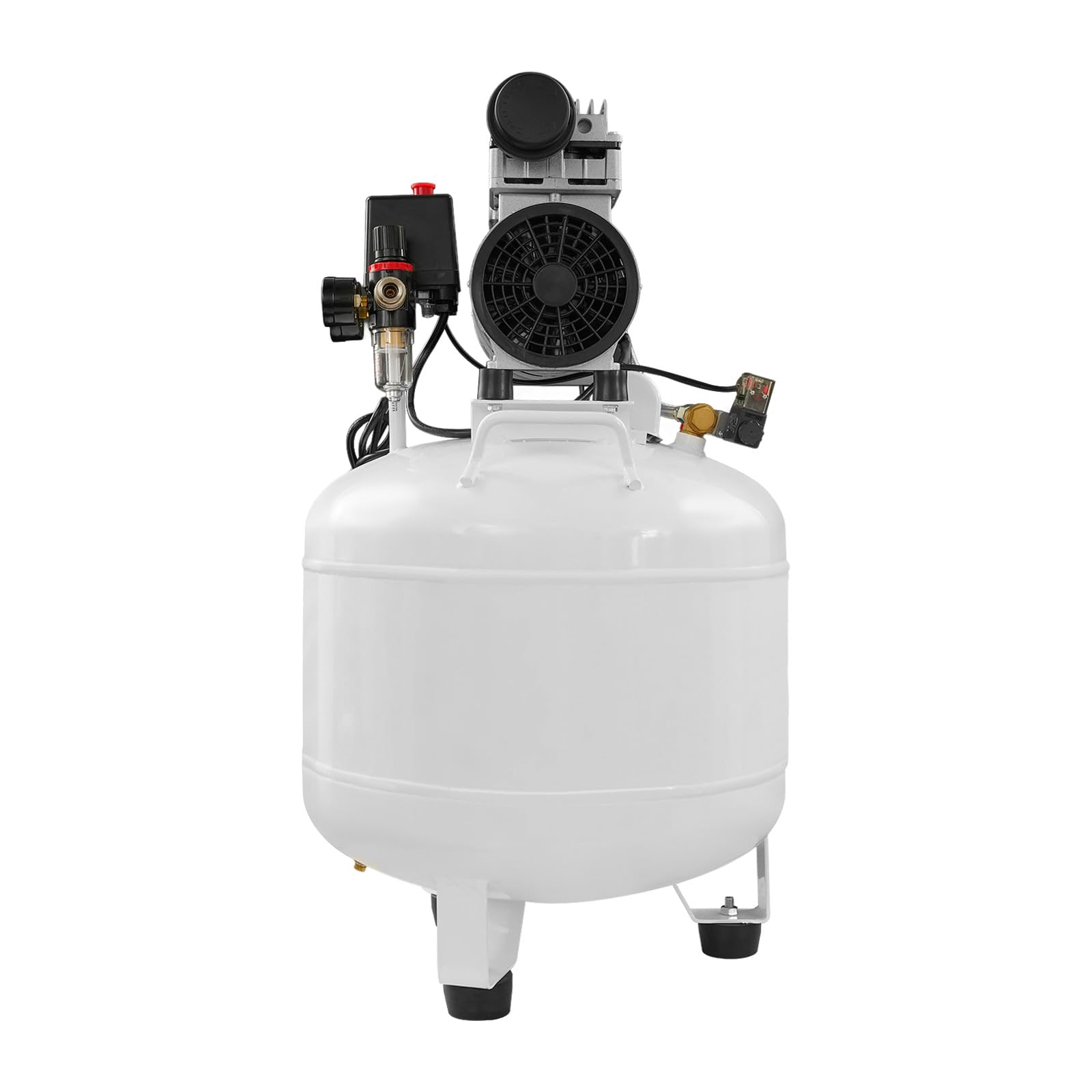 Luftkompressor 750 W 40L Kompressor mit 165 L Auslassvolumen, 8 bar 41 * 65 cm Druckluft Kompressor für Mundbehandlungseinheiten mit Druckluft Versorgen