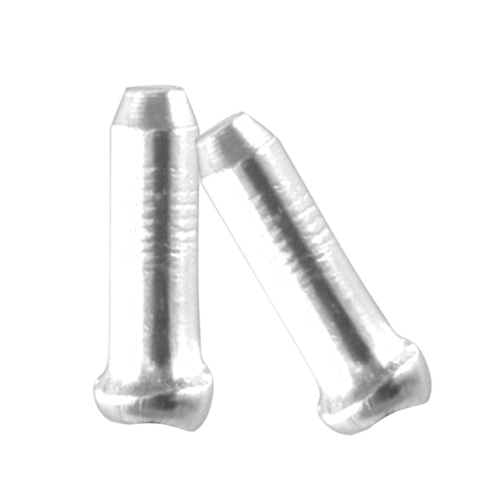 200 Cappucci Terminali Per Cavi Freni Bici - Lega Alluminio Argento, Diametro 2mm - Foto 10
