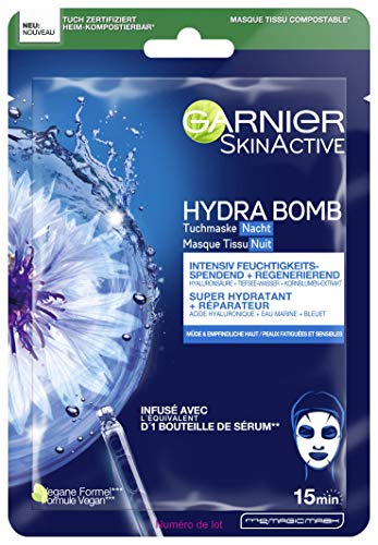 SkinActive NIGHT 修护面膜 矢车菊 + 海水 + 玻尿酸
