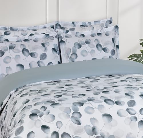 Majestic Giftware Madison Linen 8 Pcs Full Size Duvet Bedding Set (BL507-F) | Easy Care - Mirage 300 TC 100% Cotton Sateen | 2 Fitted Sheets, 2 Duvets, 4 Pillowcases - Ritz Collection