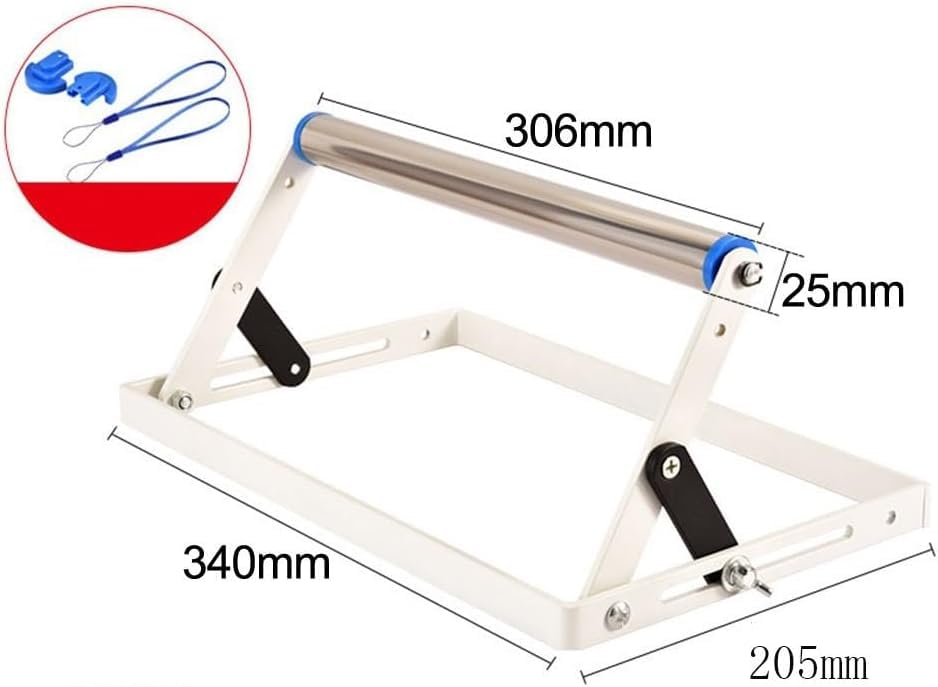 Cadre de support en acier inoxydable réglable et pliable pour machine à découper