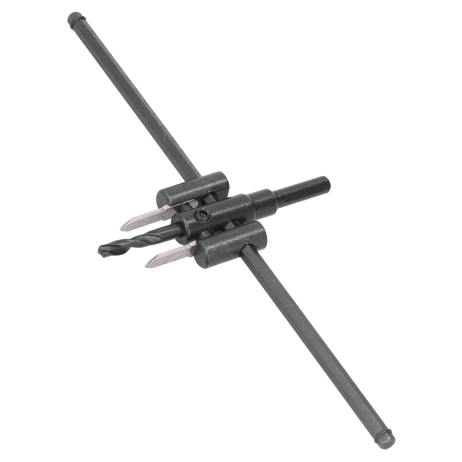 Coupe-trou circulaire réglable, kit de scie, foret à bois, coupe ronde, outil de bricolage pour le travail du bois, pour les menuisiers professionnels (30-300MM)