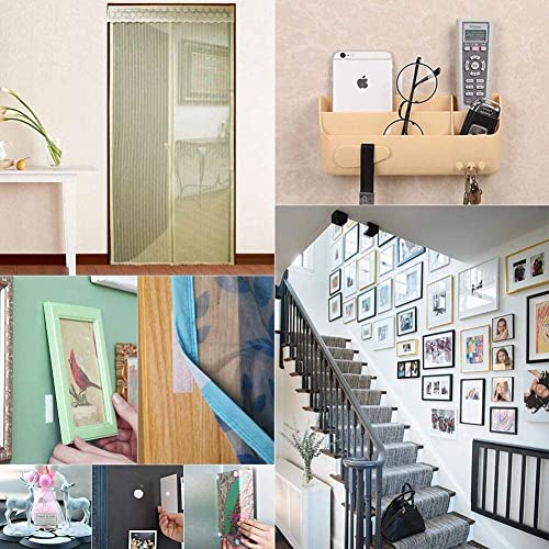 PANYI 8M Klettband Selbstklebend Klett Klebebandv Superstarkes Doppelseitiges Klebeband Doppelseitiges Klettband Selbstklebend Geeignet für Zuhause,Küche,Büro(20 mm Breit,Weiß)