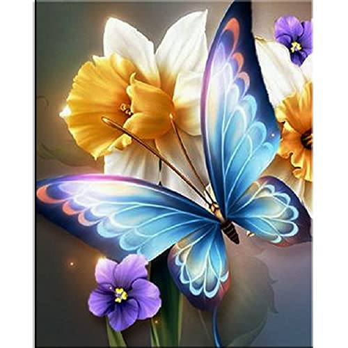 Cadeau d'image de mosaïque papillon en kit diamant diy complet