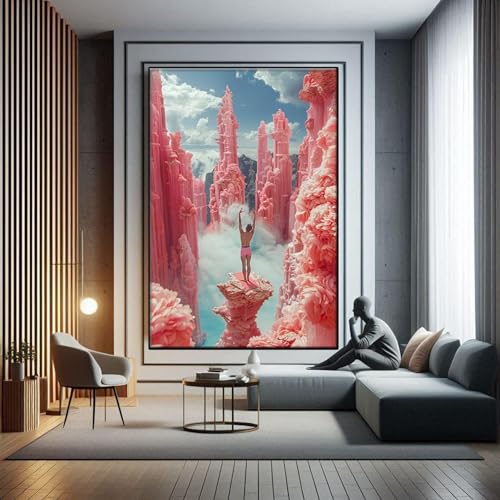 Toile sérénité Bouddha rose pour harmoniser votre esprit - 3