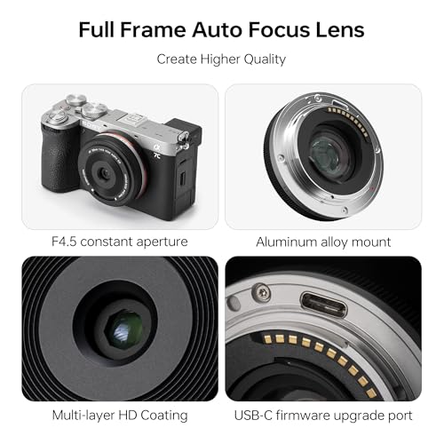 Image of VILTROX AF 28mm F4.5 f /4.5 FE Lens for Sony E Mount, Wide-Angle Full-Frame Auto Focus Lens Compatible with Sony E-Mount Cameras a7C a7SIII a7III a7RIII FX3 ZV-E10 a6700 a6600 a6400