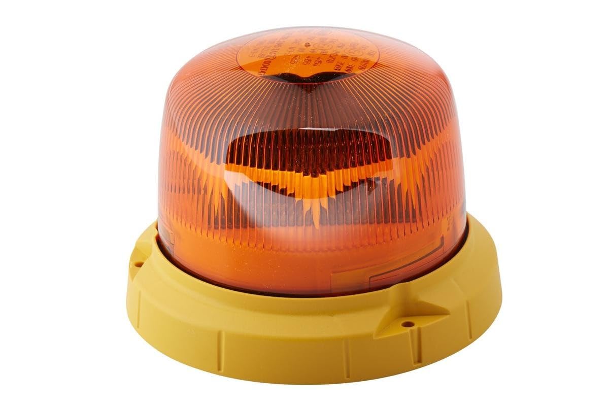 HELLA 2XD 012 480-301 LED-Proiettore rotante, MiniRay 2.1, 12/24V, ambra, avvitato, Cavo 200mm, Spina Spina piatta