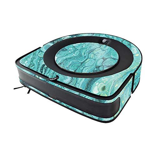 Image of MightySkins Glossy Glitter Skin Compatible with iRobot Roomba s9 Vacuum - Sea Limestone | High-Gloss Glitter Finish | Easy to Apply and Change Styles | Made in The USA