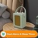 LEMEGA CR9 Tragbares Retro DAB Radio（DAB+, UKW,Bluetooth5.3, 60 Voreinstellungen,Wecker, 2 Weckzeiten, Sleeptimer,Kopfhöreranschluss,Holzetui, Lederoberfläche, Tragegriff）Digitalradio,küchenradio,Grün
