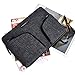DOMISO 10.1 Inch Waterproof Laptop Sleeve with Back Handle Canvas Case Protective Bag Compatible for 10.1-10.5 Inch Laptops/eBooks/Kids Tablets/iPad Pro/Yoga Book/Asus/Acer, Dark Grey