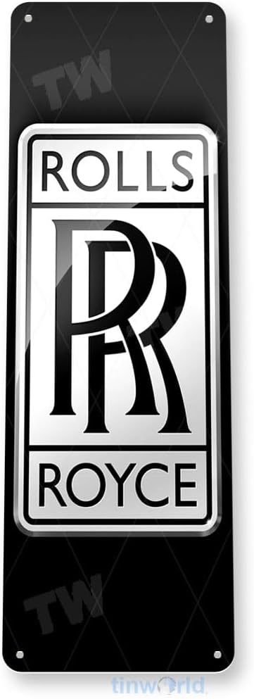 Tin Sign: Rolls Royce Auto Shop Motor Garage Hangar Metal Decor B197