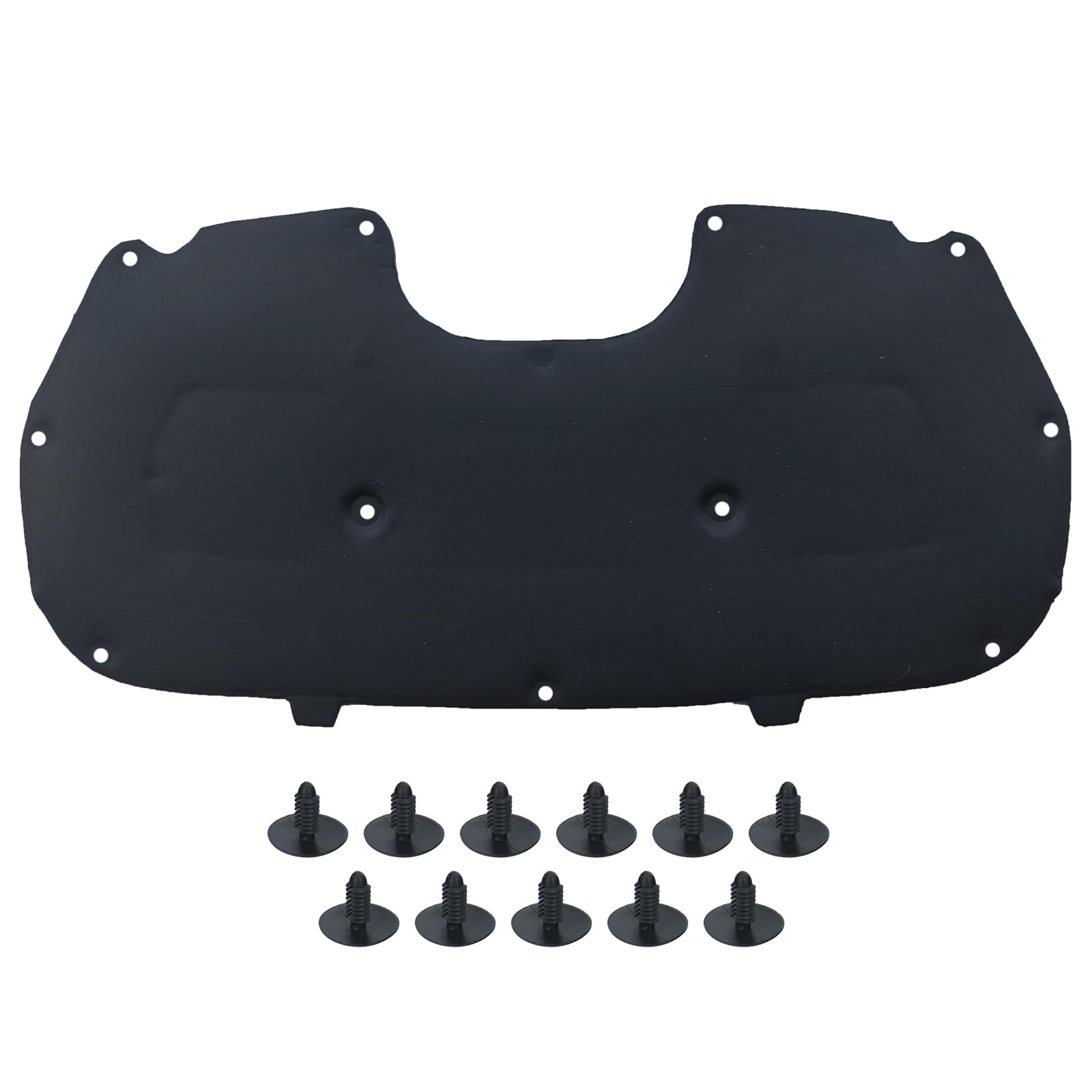 GEPCO Dämmmatte Motorhaube Motorhaubendämmung Motorraumdämmung mit Clips kompatibel mit PEUGEOT 2008 II 2019+ PureTech Hybrid BlueHDi e-2008 9825959880