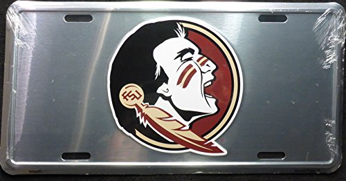 Hangtime Florida State University - Florida State (FSU) Seminoles Super Stock Metal License Plate 6 x 12