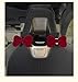 Lagnlnaoy 2pcs Car Rear Seat Hook Cute Bow Hanger Hook Closed Design Auto Hook Stainless Steel Headrest Hooks Car Accessorie Red Velvet Bow Car Headrest Decorative Accessories Gifts for Ladies