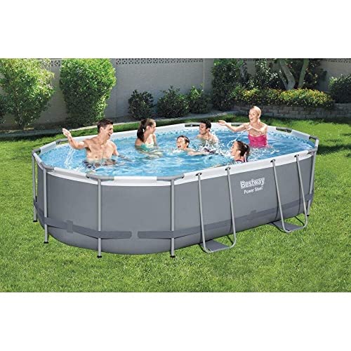 Bestway 56448-3 488x305x107 cm Power Steel Aufstellpool