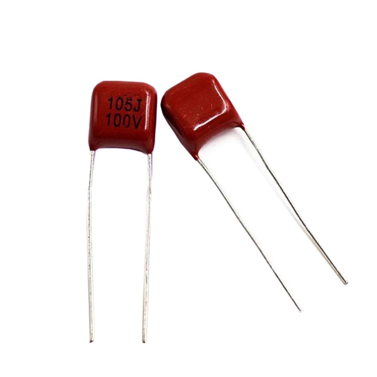 ICXLPMC 10PCS 63V105J 1UF Pitch 5MM 63V 105 1000nf CBB Polypropylene film capacitor