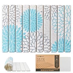 Blue and Black Floral