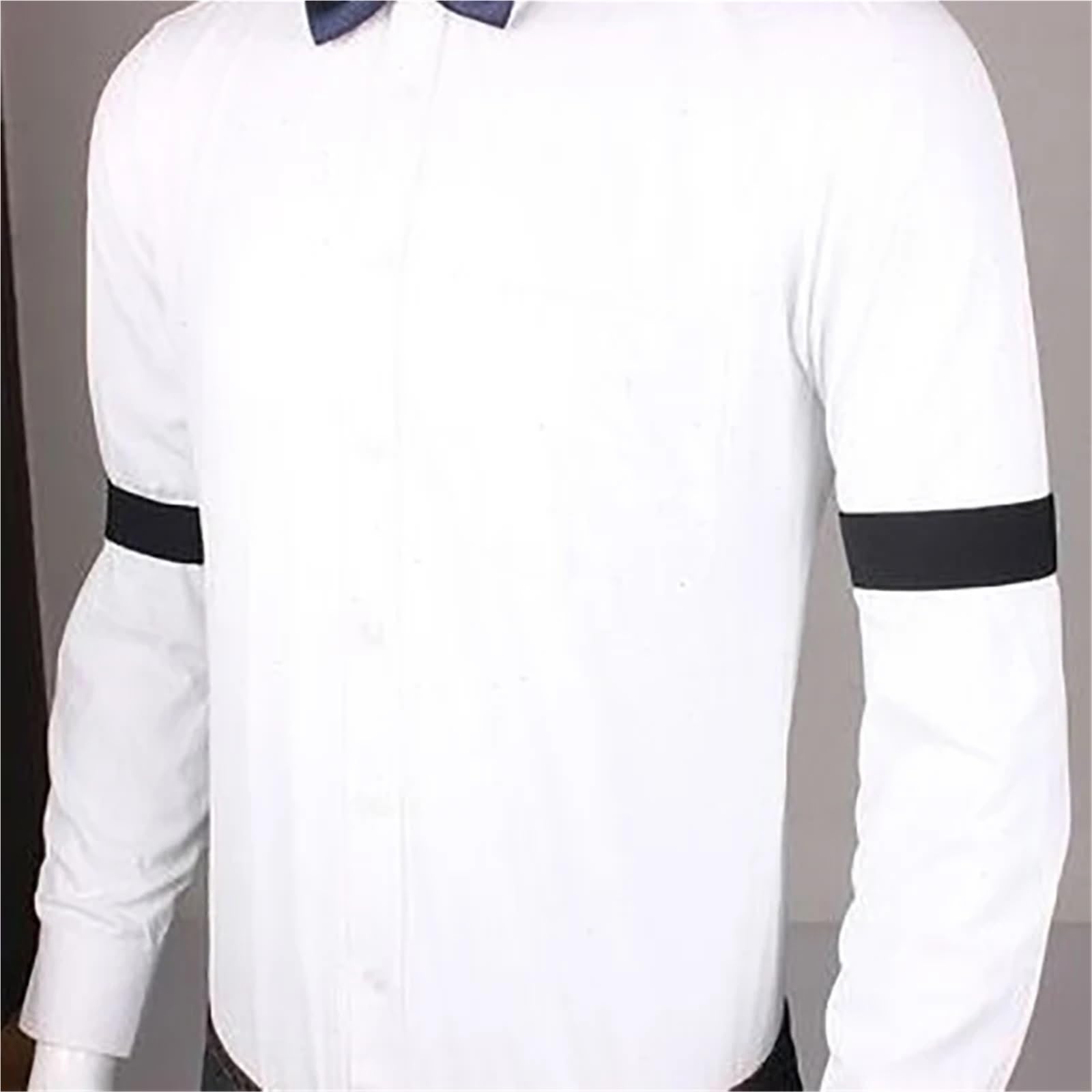 Elástico para coser Ligas de manga for mujeres y hombres, 20 piezas, brazalete elástico ajustable, mangas camisa, soporte for puños(Pink)