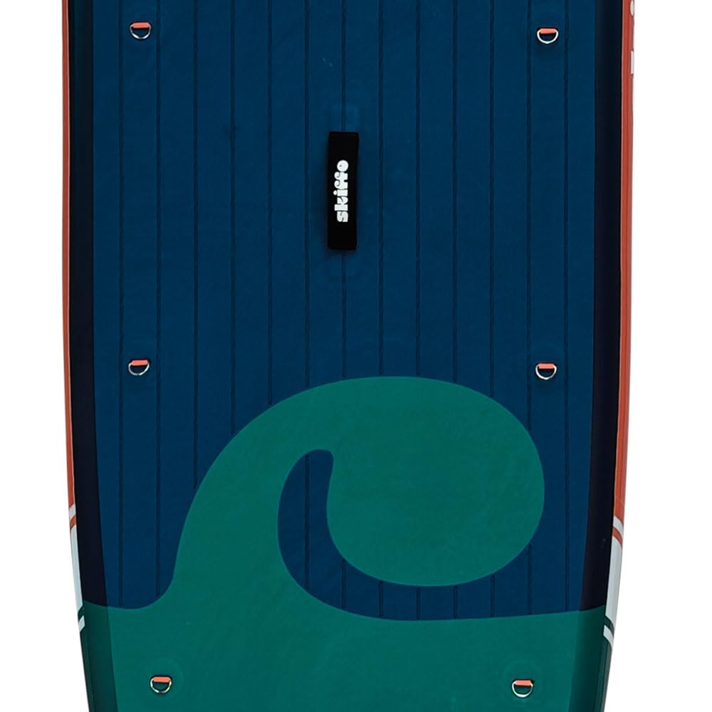Skiffo Rivage Sunset 11' – Sup Inflable 2 en 1 Kayak Completo – 335 x 86 x 15 cm – MAX 160 kg – Estable y versátil – Diseño único