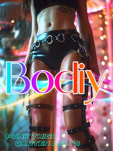 Bodiy Punk Leather Leg Harness Thigh Holster Nightclub Raver Gaters Belts Leg Chain Body Jewelry for Women and Girls3