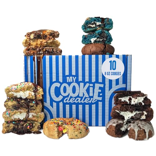 My Cookie Dealer Fresh Baked Cookies, Box (10-Pack, 8oz Cookie)