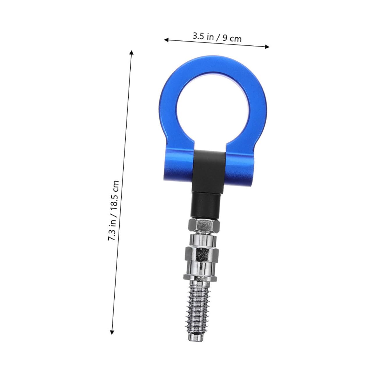 Alipis 2 Ganchos de Remolque para Coche M16x3 de Aleación de Aluminio