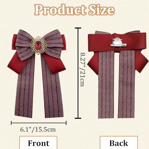 Image of Womens Bow Tie Adjustable Rhinestone Bowtie for Women Ladies Girls Pre-tied Womens Tie for Shirt Suit Uniform