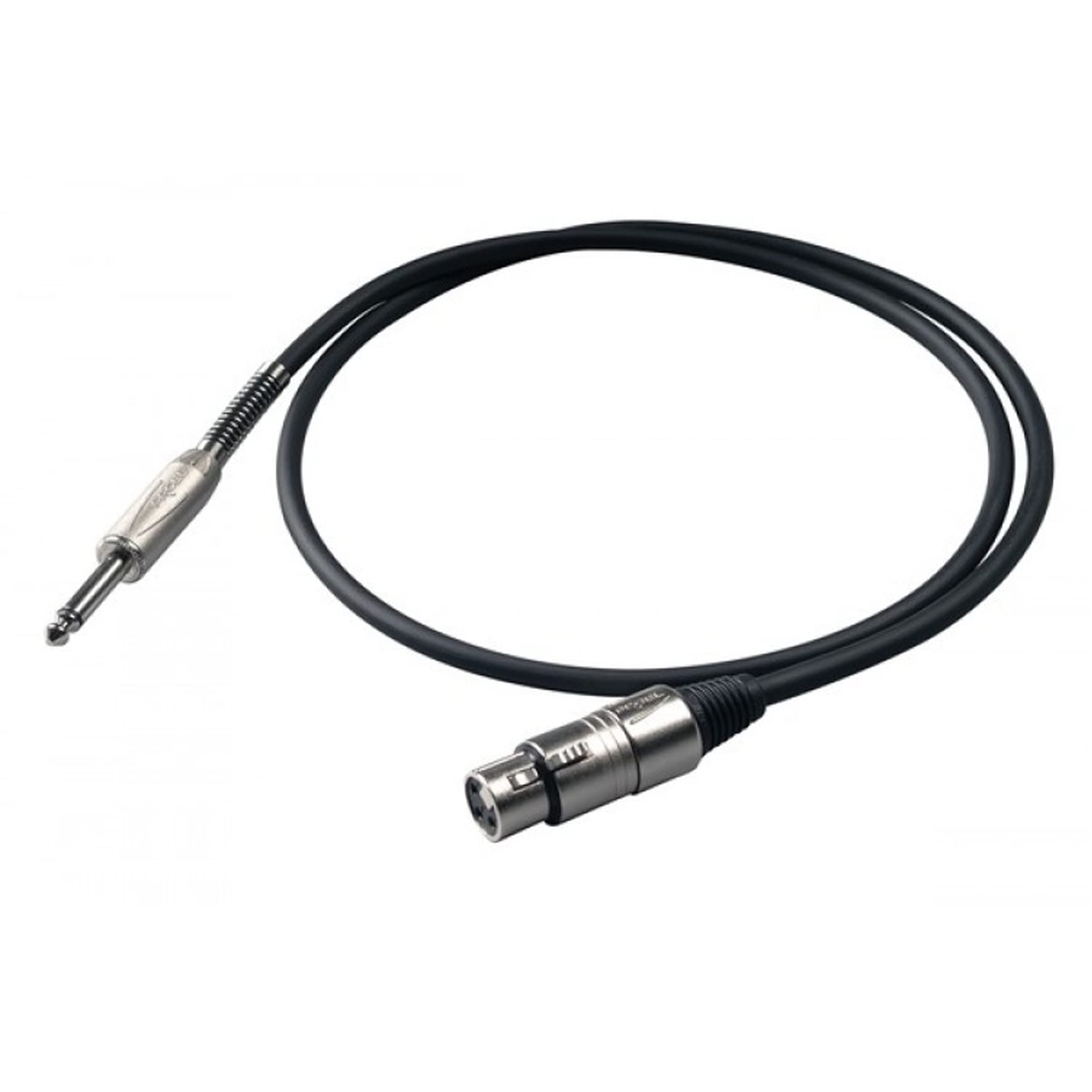 Cavo Audio Proel Jack 6.3mm To XLR Maschio 10m - Nero Per Collegamenti Professionali - Foto 2