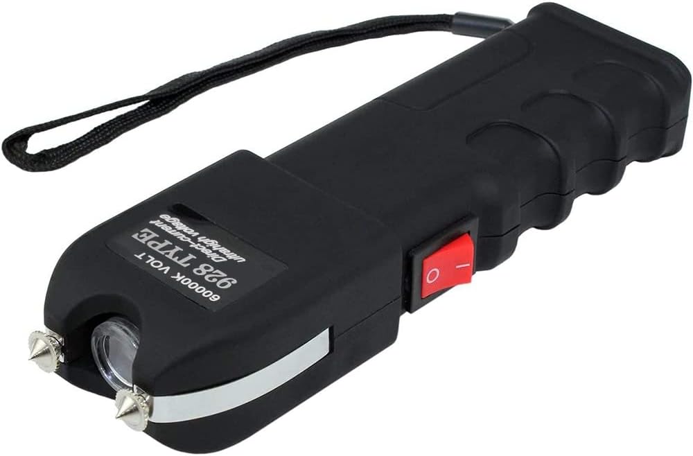 Rechargeable with LED Torch, Black