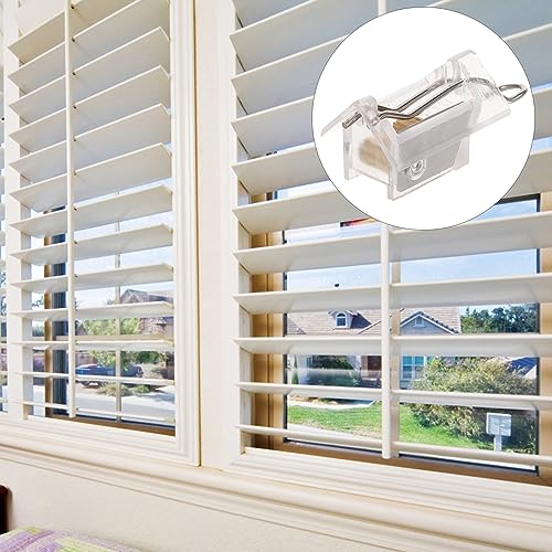 EXCEART 4pcs Window Curtains Window Shades for Home Blinds Venetian Blind Install Parts Cord Locks for Venetian Window Parts Cord Lock Drawstring Pom Major - Image 4