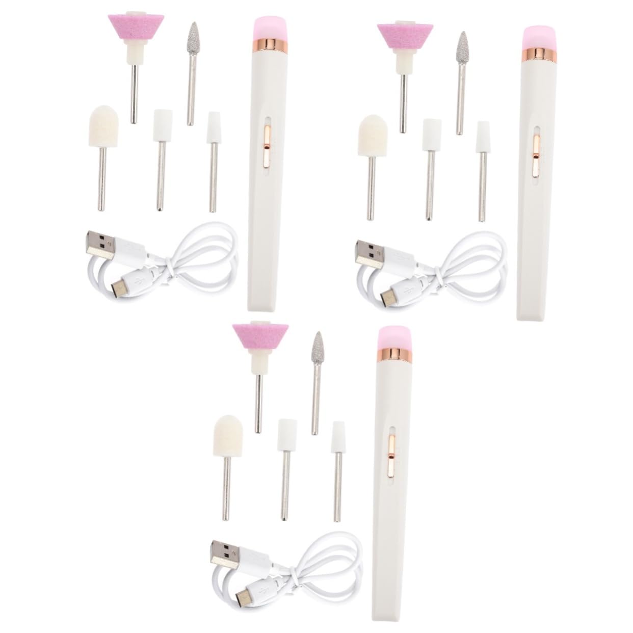 Ponceuse électrique pour kit de manucure portable Healeved avec meules - 8