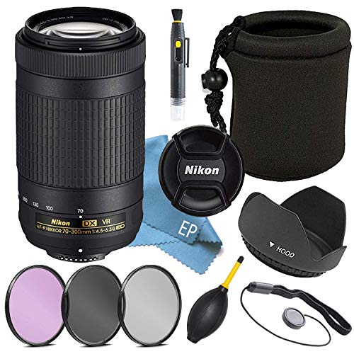 Nikon AF-P DX 70-300mm f/4.5-6.3G ED VR Lens (White Box)