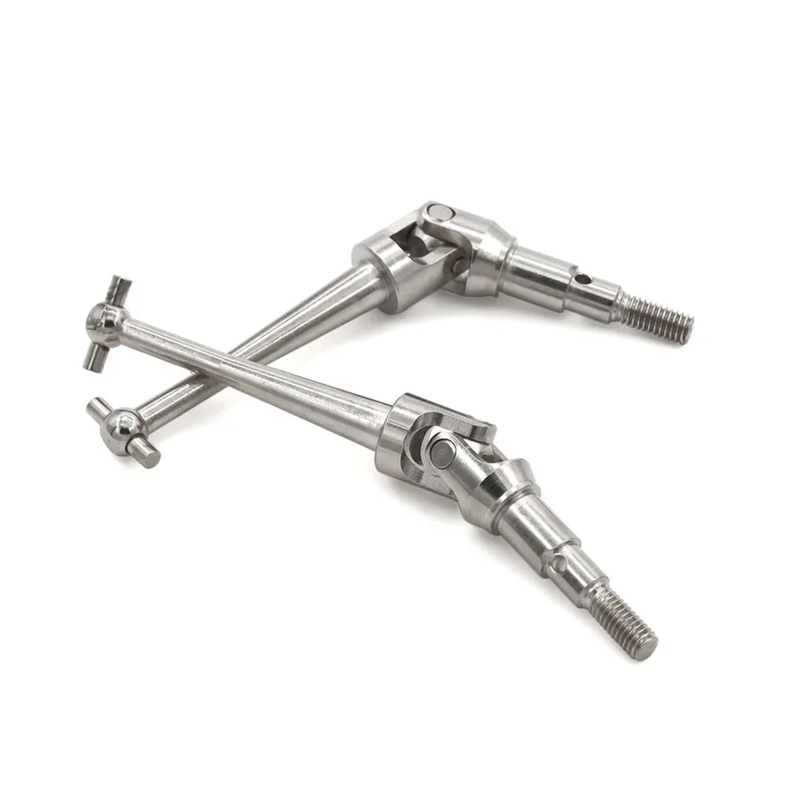 Per MJX H16 16207 16208 16209 16210 14209 14210 1/16 2 Pezzi In Acciaio Metallo Albero Motore Di Trasmissione RC Auto Aggiornamento Parti Accessori Ricambi Modellini RC