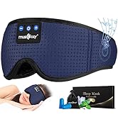 MUSICOZY Sleep Headphones Bluetooth Sleep Eye Mask for Sleeping, Wireless Music Sleeping Masks He...