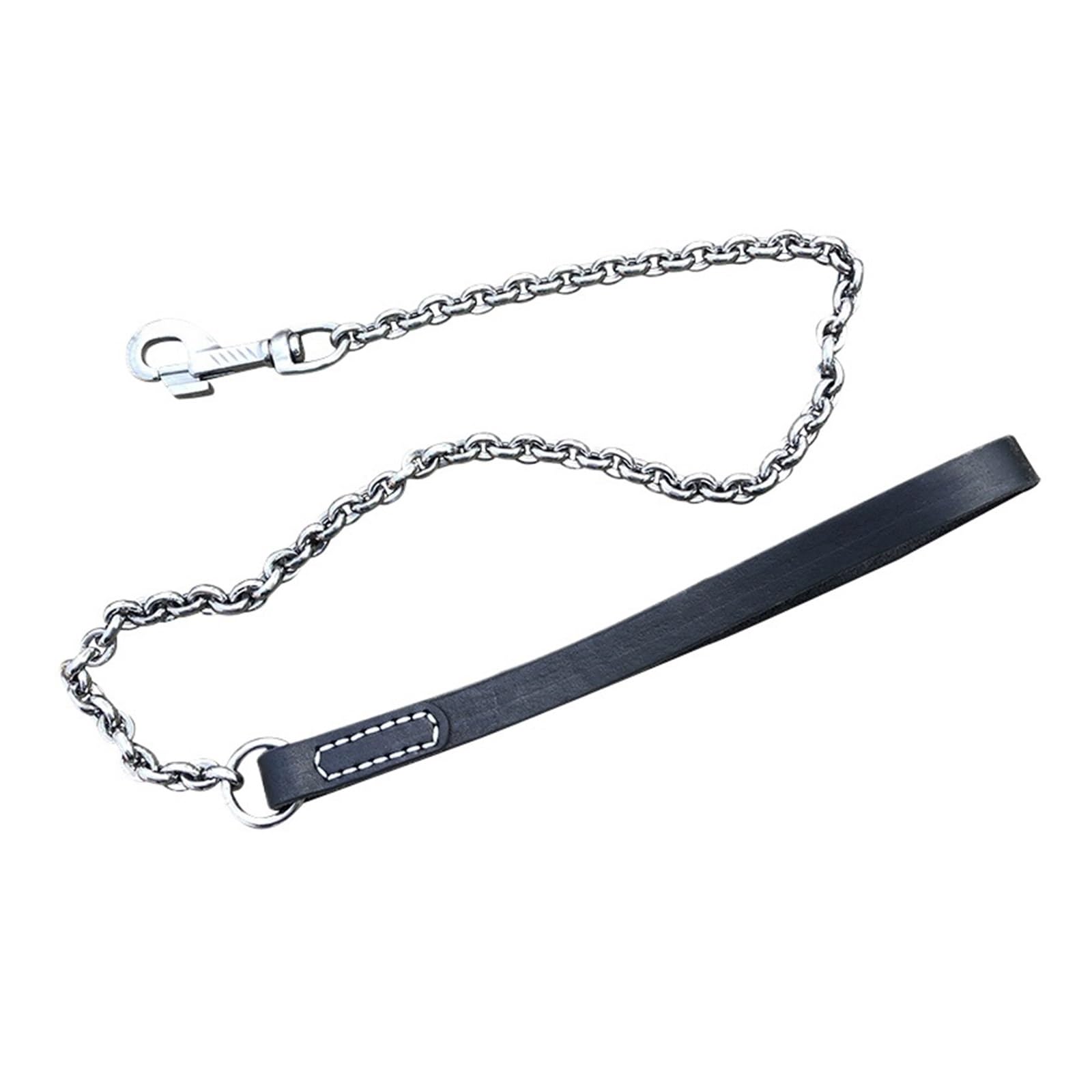 Hundeleine aus rostfreiem Stahl, Anti-Biss-Zucht-Gehseil, Traktionskette for mittelgroße und große Hunde zu Hause, kompatibel mit Labr Golden Retri(Total Length 1.5m,4mm Thick)