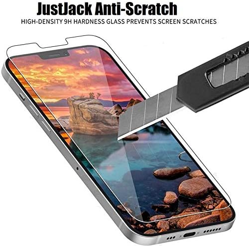 JustJack 3 Pack Tempered Glass Screen Protectors for Iphone 11, Iphone XR (6.1 inch) Bubble Free, Support Face ID, Ultra Clear 9HD (Ultra Strong) with Instructions! Easy Quick Fit Installation "